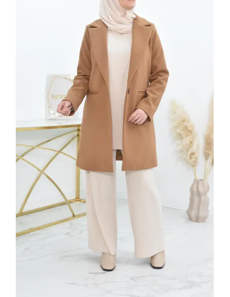 Superbe Manteau femme camel pour automne hiver by neyssa