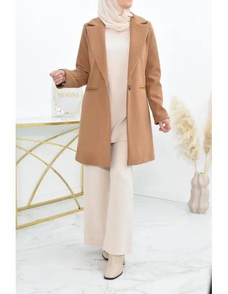 Superbe Manteau femme camel pour automne hiver by neyssa
