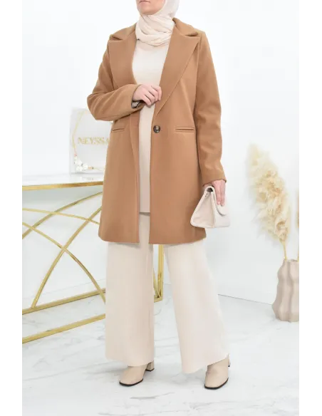 Superbe Manteau femme camel pour automne hiver by neyssa
