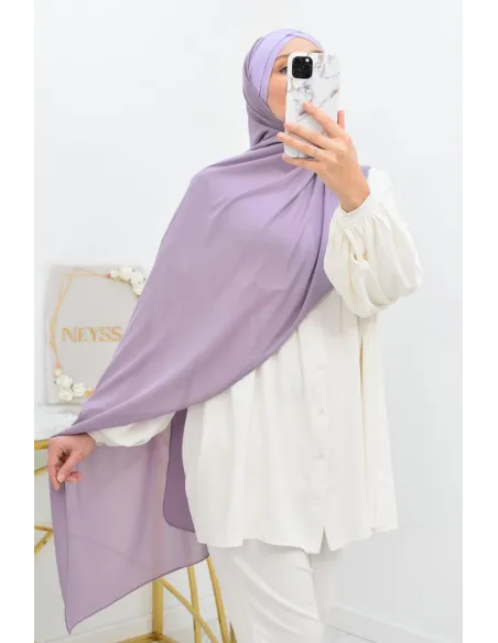 Turkish hijab inspiration ready to put on simple hijab cross cup
