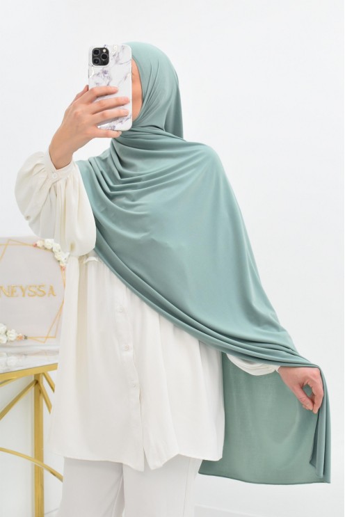 Hijab jersey premium de neyssa shop création, hijab qualité lycra