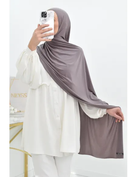 Hijab jersey premium de neyssa shop création, hijab qualité lycra