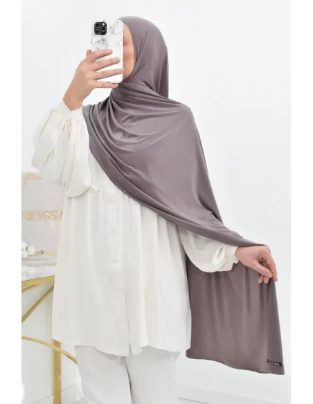 Hijab jersey premium de neyssa shop création, hijab qualité lycra