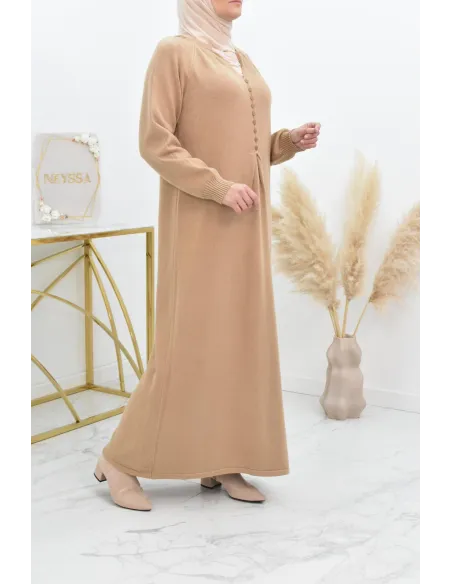 Robe pull longue en maille épaisse pour l'hiver et l'automne by neyssa