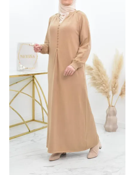 Robe pull longue en maille épaisse pour l'hiver et l'automne by neyssa