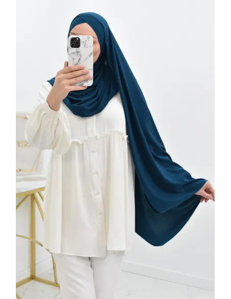 Hijab à enfiler jersey  Neyssa création, hijab haute qualité lycra
