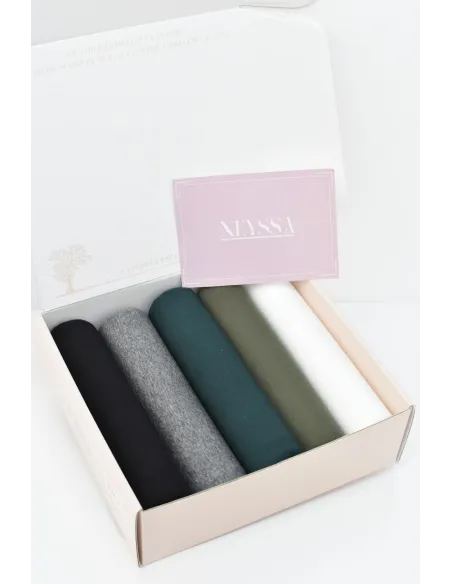 Coffret hijab jersey coffret de foulards à offrir femme voilée