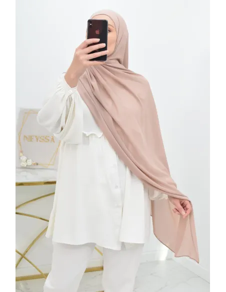 Maxi hijab mousseline xxl grand voile hijab crêpe hijab 180cm