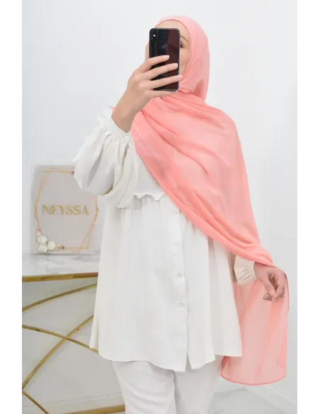 Maxi hijab mousseline xxl grand voile hijab crêpe hijab 180cm