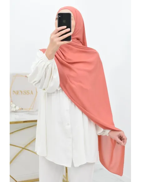 Maxi hijab mousseline xxl grand voile hijab crêpe hijab 180cm