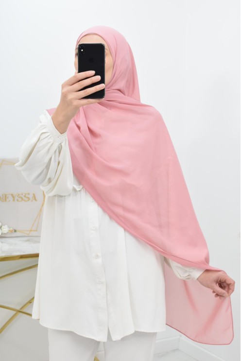 Maxi hijab mousseline xxl grand voile hijab crêpe hijab 180cm
