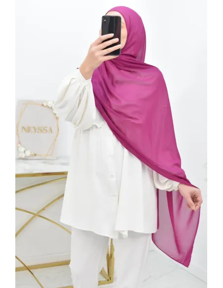 Maxi hijab mousseline xxl grand voile hijab crêpe hijab 180cm