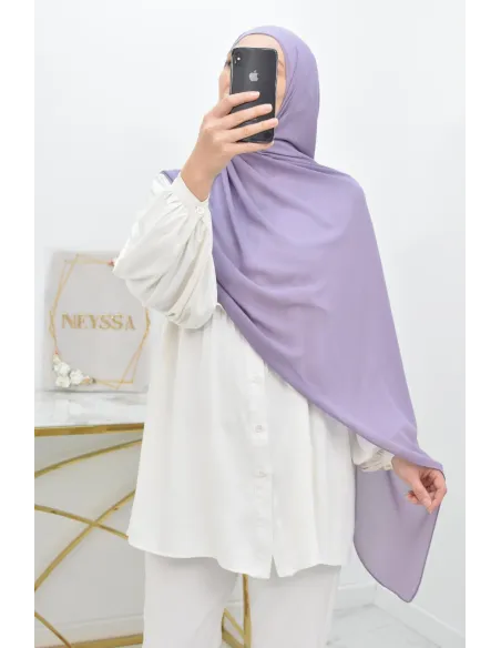 Maxi hijab mousseline xxl grand voile hijab crêpe hijab 180cm