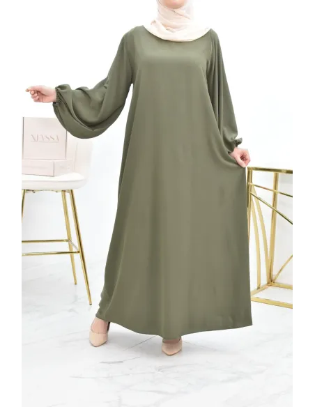 Abaya set with mastour apron for Muslim women