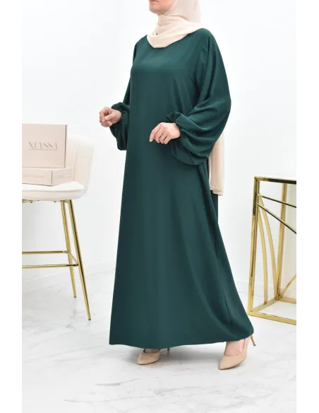 Abaya set with mastour apron for Muslim women