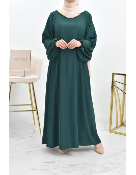 Abaya set with mastour apron for Muslim women