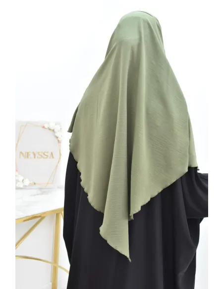 Khimar court rond fluide en jazz pas cher pour femme musulmane
