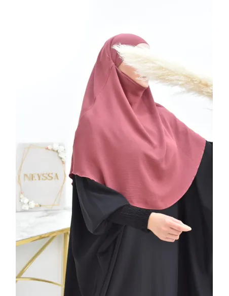 Khimar court rond fluide en jazz pas cher pour femme musulmane