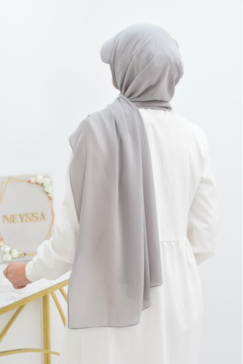 Hijab casquette mousseline et bonnet intégré