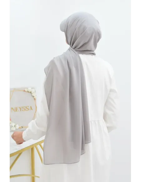 Hijab casquette mousseline et bonnet intégré