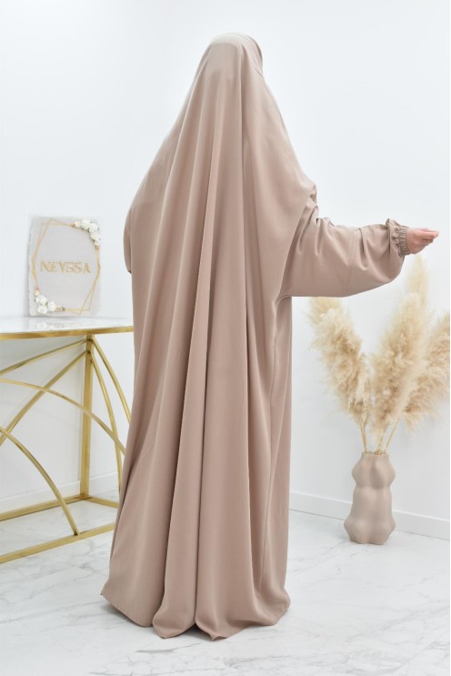 Jilbab une pièce long fluide et pas cher