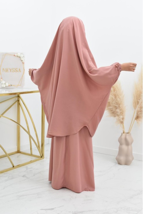 Jilbab 2 pièces jupe tenue de prière pour fille parfaite idée cadeau