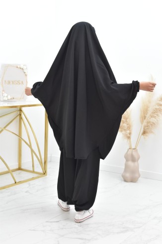 Jilbeb fille 2 pièces sarouel pour prier ou se rendre à la mosquée 2