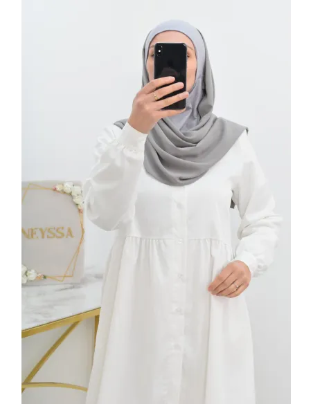 Hijab hood integrated jersey and muslin Neyssa Shop