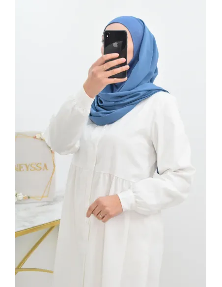 Hijab cagoule intégré jersey et mousseline Neyssa Shop