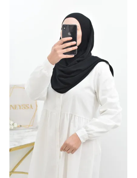 Hijab hood integrated jersey and muslin Neyssa Shop
