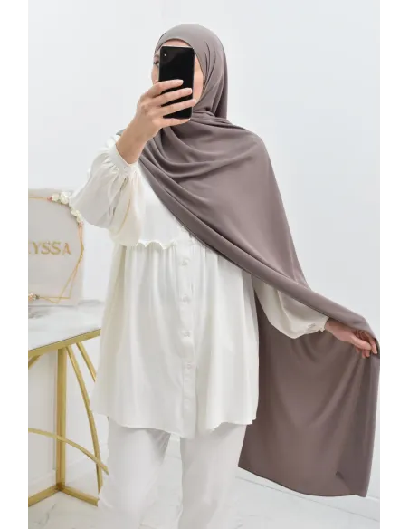 Hijab soie de Médine moderne et pas cher haut de gamme