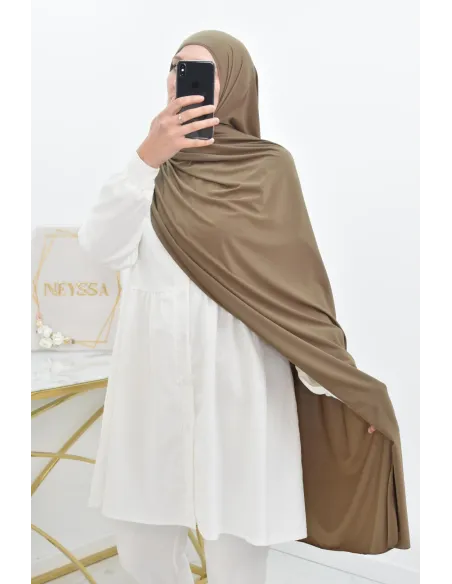 Hijab jersey premium de neyssa shop création, hijab qualité lycra