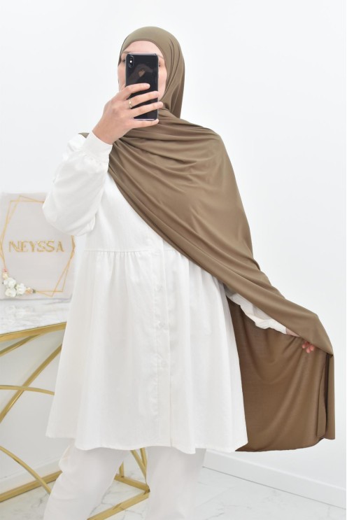 Hijab jersey premium de neyssa shop création, hijab qualité lycra