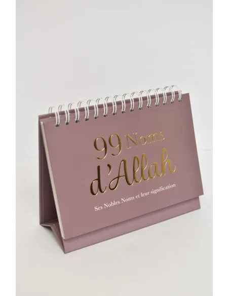 Calendrier rappels 99 noms d'Allah et ses attribus 