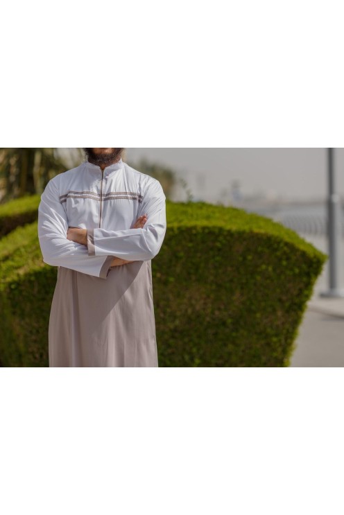 Luxury long sleeve Qamis for men for holidays 2023