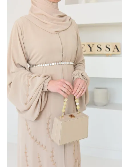 Ceinture quadriforme effet diamant idéale pour caftan ou robes d'occasion