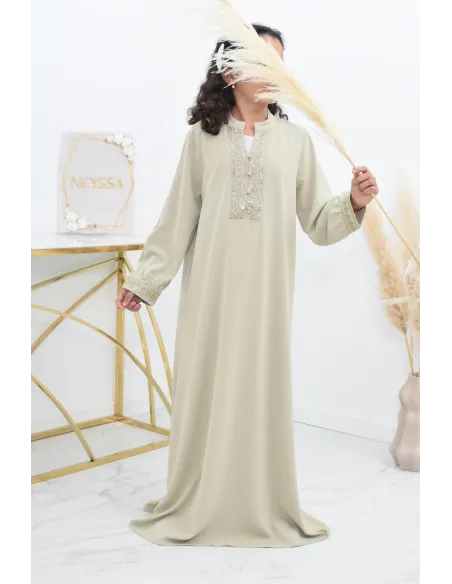 Une Abaya duo mère et fille inspiration caftan pour l'Aïd 2022