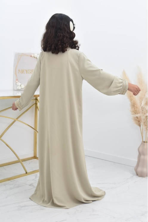 Une Abaya duo mère et fille inspiration caftan pour l'Aïd 2022