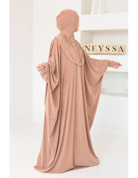 Robe de prière ample tenue de prière hijab intégré facile à enfiler