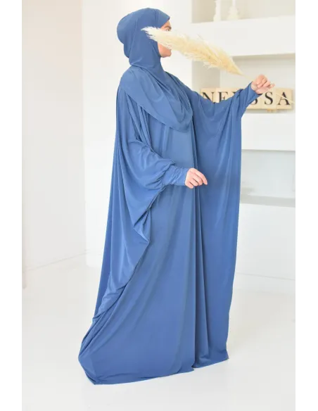 Robe de prière ample tenue de prière hijab intégré facile à enfiler