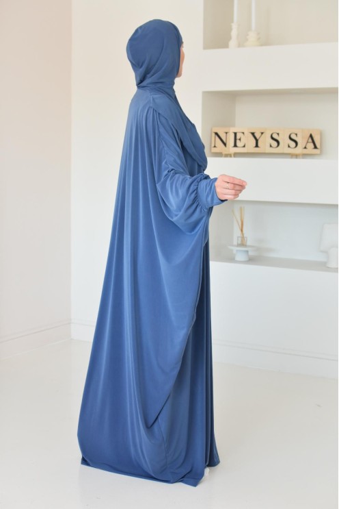 Robe de prière ample tenue de prière hijab intégré facile à enfiler