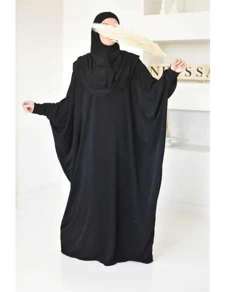 Robe de prière ample tenue de prière hijab intégré facile à enfiler