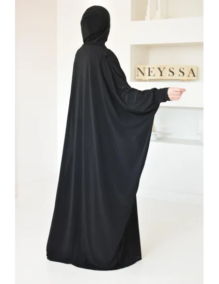 Robe de prière ample tenue de prière hijab intégré facile à enfiler