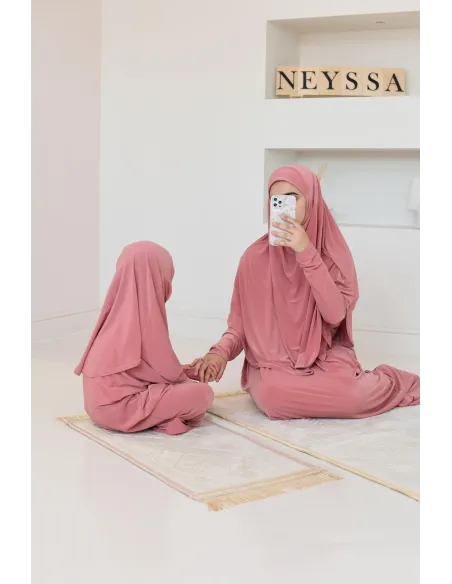 Tapis de prière enfant velours épais pour accomplissement de la salat