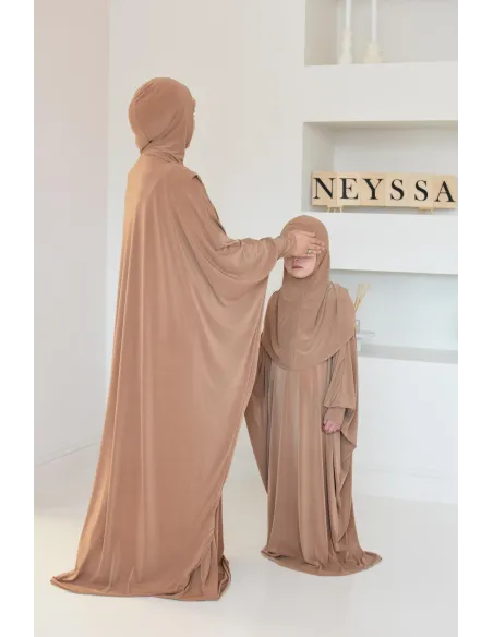 Robe de prière mère fille pas cher par Neyssa création, idéale ramadan