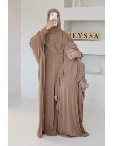 Robe de prière mère fille pas cher par Neyssa création, idéale ramadan