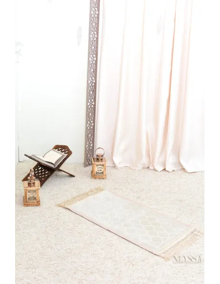 Tapis de prière enfant velours épais pour accomplissement de la salat