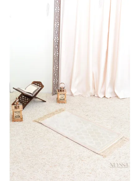 Tapis de prière enfant velours épais pour accomplissement de la salat