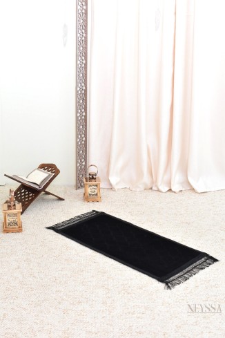 Tapis de prière enfant velours épais pour accomplissement de la salat