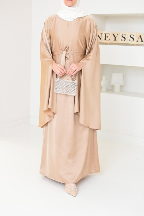 Ensemble papillon 2 pièces tunique papillon avec jupe style jilbab parfait pour femme voilée